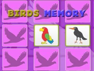 Kids Memory Game – Birds